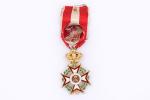 Monaco - Ordre de Saint Charles (créé en 1858) 
Etoile...