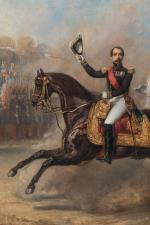 François Gabriel Lépaulle (Français, 1804-1886) 
La Revue des Aigles le...