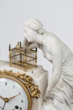 Vuidepot, fin du XVIIIe siècle 
Sculpture pendule "Vénus, l'Amour et...