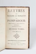 Jeanne Antoinette Poisson, Marquise de Pompadour (Française, 1721-1764). 
Lettres de...