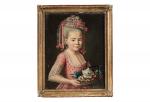 Remi-Furcy Descarsin (Français, 1747-1789) 
Jeune fille à la corbeille de...